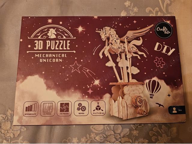 Verkaufe 3D Puzzle ab 14 Jahren + - 1